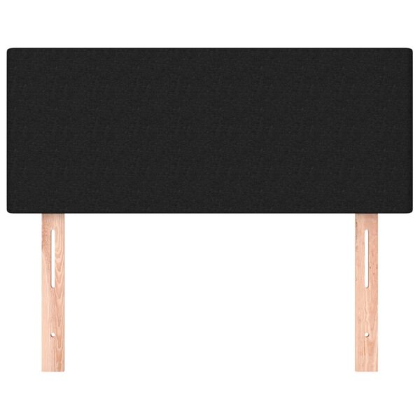 vidaXL Tête de lit Noir 100x5x78/88 cm Tissu