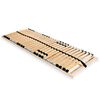 vidaXL Sommier &agrave; lattes sans matelas avec 28 lattes 7 zones 70x200 cm