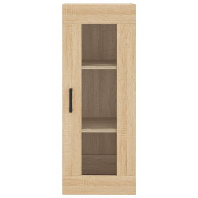 vidaXL Buffet haut Chêne sonoma 34,5x34x180 cm Bois d'ingénierie