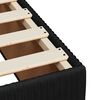vidaXL Sommier &agrave; lattes de lit avec matelas Noir 140x190 cm Velours