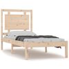 vidaXL Cadre de lit sans matelas 90x200 cm bois massif