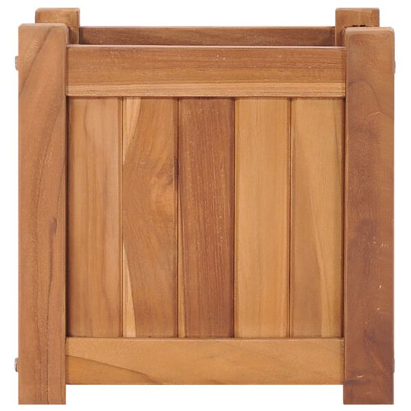 vidaXL Lit surélevé 30x30x30 cm Bois de teck solide