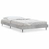 vidaXL Cadre de lit sans matelas gris b&eacute;ton 90x190 cm