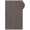 vidaXL Paillasson touffet&eacute; 90x150 cm Marron fonc&eacute;
