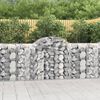 vidaXL Paniers à gabions arqués 50 pcs 200x50x100/120 cm fer galvanisé