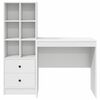 vidaXL Bureau avec tiroir 2 pcs Blanc
