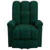 vidaXL Fauteuil Vert fonc&eacute; Tissu