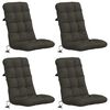 vidaXL Coussins de Chaise &agrave; Dossier Haut en 4 Pi&egrave;ces VIANEN 4 pcs