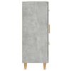 vidaXL Buffet Gris b&eacute;ton 69,5x34x90 cm Bois d'ing&eacute;nierie