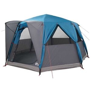 vidaXL Tente de Campagne 6-Personnes 6 personne Bleu