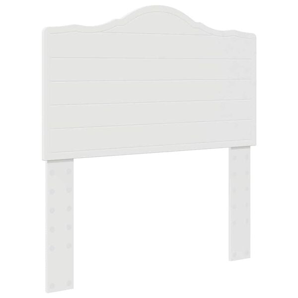 vidaXL Tête de lit avec tête de lit Blanc 90 cm Bois d'ingénierie
