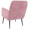 vidaXL Fauteuil Rose 62x79x79 cm Velours