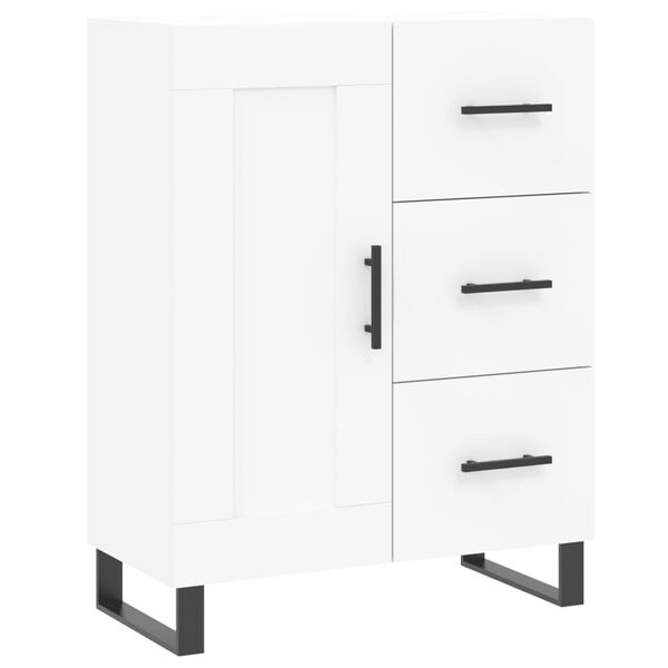vidaXL Buffet blanc 69,5x34x90 cm bois d'ingénierie