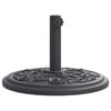 vidaXL Base de parasol pour m&acirc;ts &Oslash;38 / 48 mm 12 kg rond