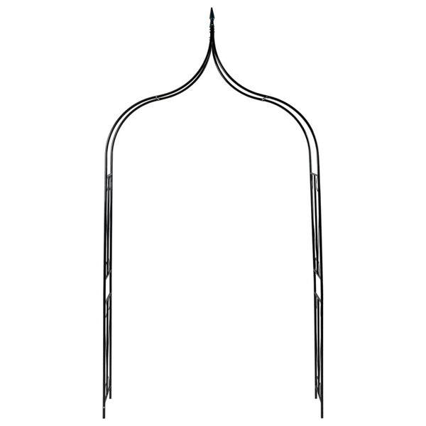 vidaXL Voûte de jardin Vert foncé 142x37x275 cm Fer