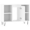 vidaXL Armoire de salle de bain blanc brillant 80x33x60 cm