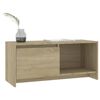 vidaXL Meuble TV Ch&ecirc;ne sonoma 90x35x40 cm Bois d'ing&eacute;nierie