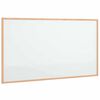 vidaXL Tableau blanc magn&eacute;tique avec cadre bois de pin massif 100x55cm