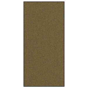 vidaXL Tapis d'entrée Marron et Noir 120 x 250 cm Polyamide et PVC