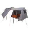 vidaXL Tente tunnel Gris et orange 275 x 240 x 200 cm