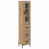 vidaXL Haut Armoire Ch&ecirc;ne artisanal 34,5 x 34 x 180 cm