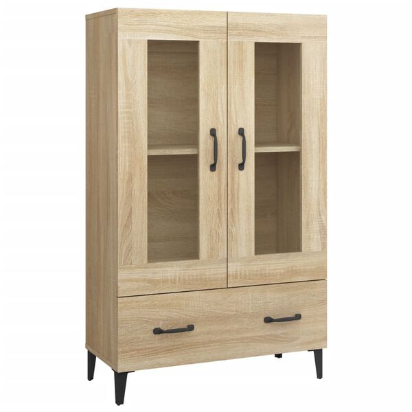 vidaXL Buffet haut Ch&ecirc;ne sonoma 70x31x115 cm Bois d'ing&eacute;nierie