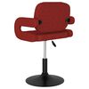 vidaXL Tabouret de bar Rouge bordeaux Tissu