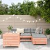vidaXL Salon de jardin 5 pcs bois massif sapin de douglas