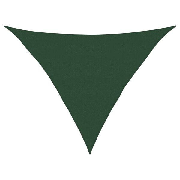 vidaXL Voile d'ombrage 160 g/m&sup2; Vert fonc&eacute; 5x5x6 m PEHD