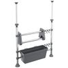 vidaXL Organisateur de cuisine r&eacute;glable Aluminium