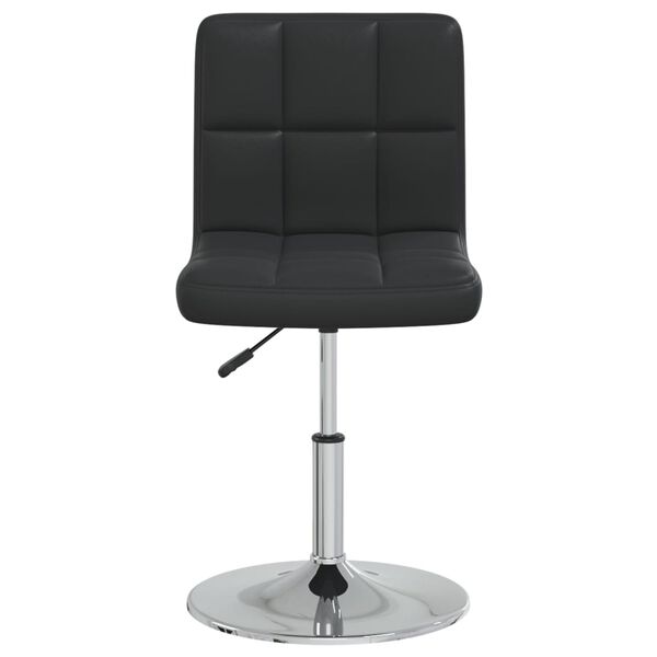 vidaXL Tabouret de bar Noir Similicuir