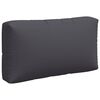 vidaXL Coussins de palette lot de 3 anthracite tissu