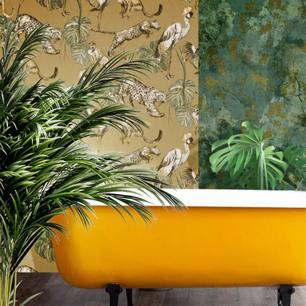 Noordwand Papier peint Zero Plastered Wall Vert