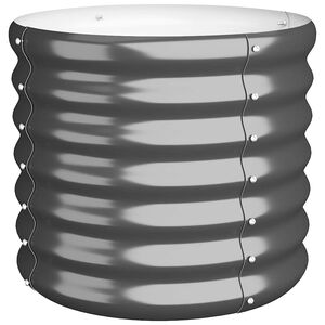 vidaXL Jardini&egrave;re Acier galvanis&eacute; 40x40x36 cm Anthracite