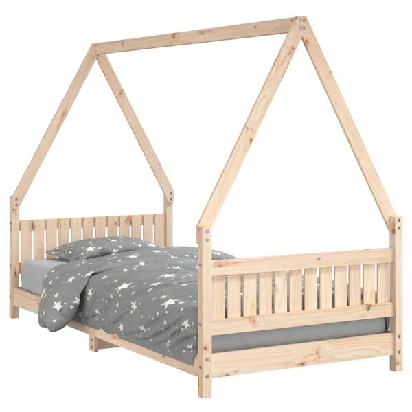 vidaXL Cadre de lit pour enfants 90x200 cm bois de pin massif