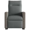 vidaXL Fauteuil inclinable Gris fonc&eacute; Tissu