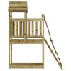 vidaXL Maisonnette de jeu avec mur d'escalade bois de pin impr&eacute;gn&eacute;