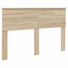 vidaXL Lit de Rangement Ch&ecirc;ne Sonoma 150 x 200 cm Bois d'ing&eacute;nierie