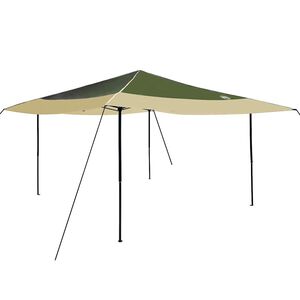 vidaXL Tente &agrave; abri 395 x 395 x 251 cm Vert tissu