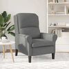 vidaXL fauteuil Gris fonc&eacute; 76 x 94 x 102 cm Microfibre
