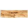 vidaXL Dessus de table 120x30x3,8cm bord vif bois massif manguier brut