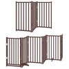 vidaXL Barri&egrave;re pour chien porte pliable 12 panneaux bois de peuplier