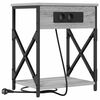 vidaXL Cabinet de chevet Gris Sonoma 41 x 31 x 51 cm Bois d'ing&eacute;nierie