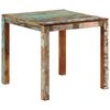 vidaXL Table à manger 82x80x76 cm Bois de récupération massif