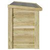 vidaXL Boîte de rangement Naturel 119 x 44,5 x 58 cm Pinède imprégnée