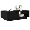 vidaXL Table basse Ch&ecirc;ne noir 95 x 55 x 31 cm Bois d'ing&eacute;nierie