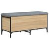 vidaXL Banc de rangement ch&ecirc;ne sonoma 102x42x45 cm bois d'ing&eacute;nierie