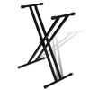 Support de clavier r&eacute;glable double barre en X