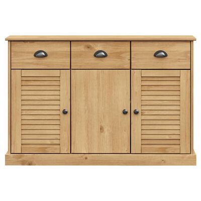 vidaXL Buffet avec tiroirs VIGO 113x40x75 cm bois massif de pin