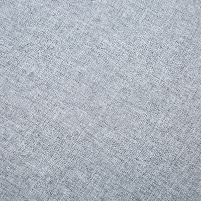 vidaXL Canapé d'angle revêtement en tissu 171,5x138x81,5 cm gris clair